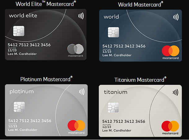 Different Mastercards