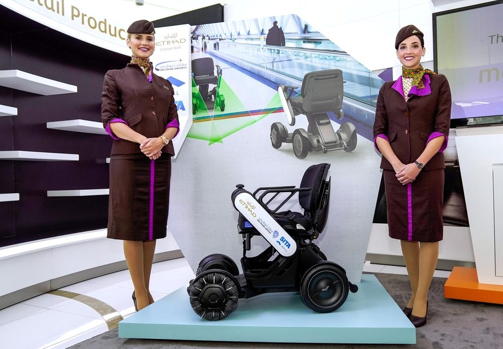 Etihad and Abu Dhabi Airport to Trial Autonomous Wheelchairs Points